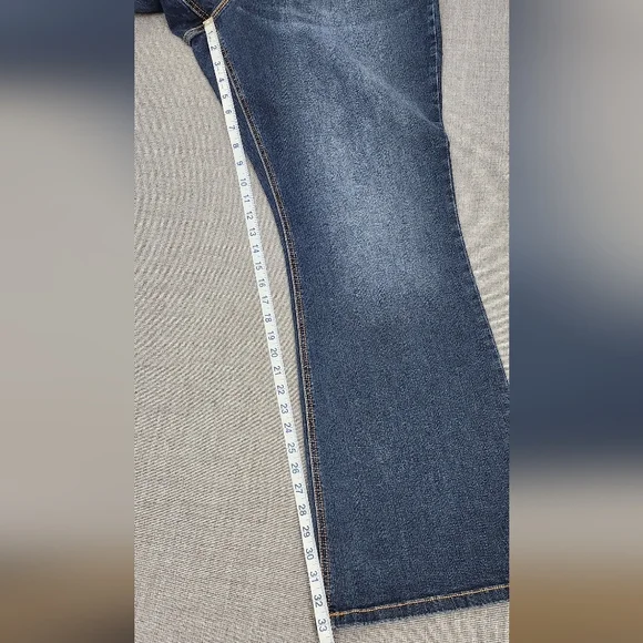 Torrid Luxe Slim Boot Dark Wash Stretch Denim Jeans. 24 Tall - Picture 6 of 12